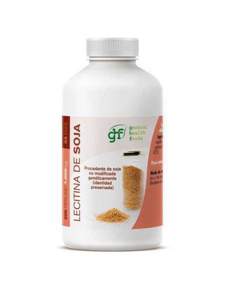Lecitina de soja 1600mg 200 perlas GHF Lecitina de soja 1600mg 200 perlas GHF